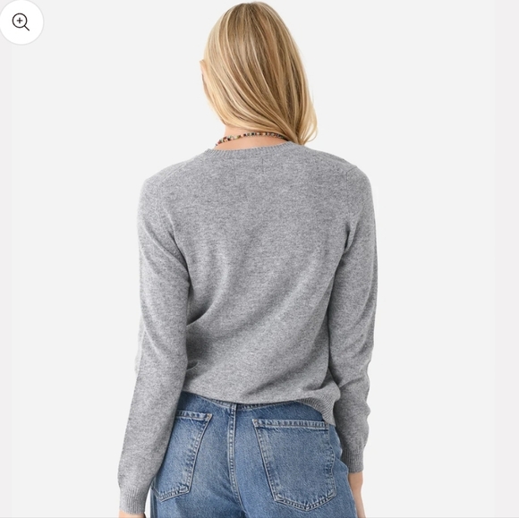 JUMPER1234 Cashmere Ski Sweater Riverstone Black NWT Size 4 - Picture 3 of 11